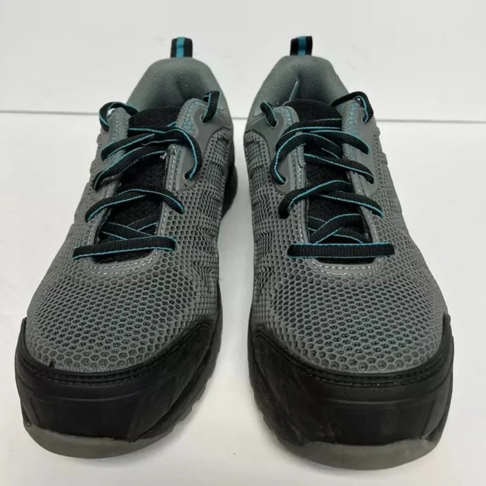 Skechers Womens Bulkin Lyndale Comp Toe Sneaker Gray Size 7.5 M
